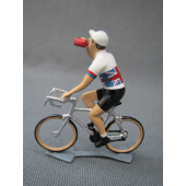 Figurine cycliste : maillot anglais à la gourde