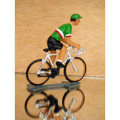 Figurine cycliste : maillot italien en danseuse