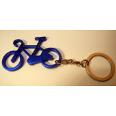 Porte clé vélo bleu foncé