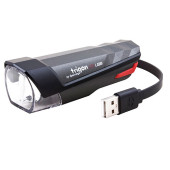 Projecteur avant SPANNINGA TRIGON 25 Lux - rechargeable USB, fixation sur guidon