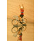 Figurine cycliste : maillot du Luxembourg bras levés