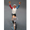 Figurine cycliste : champion de Hollande bras levés